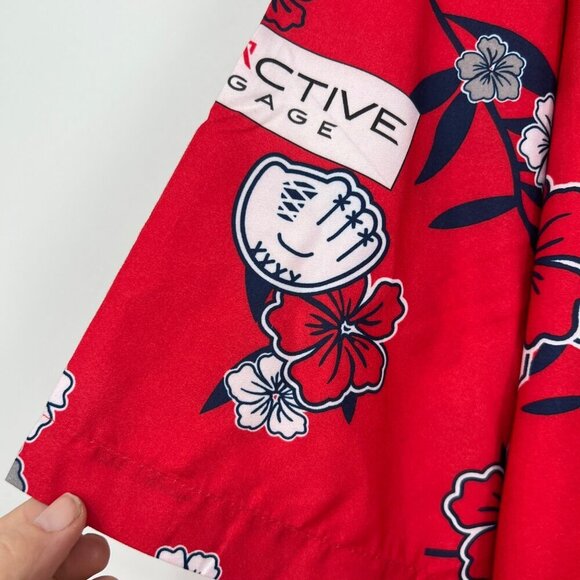 Angels baseball hawaiian button up shirt Promotion item from Stadium Game - Picture 3 of 8